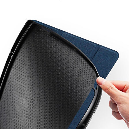 Dux Ducis Samsung Galaxy Tab A8 2021 10.5 (X200-X205) Kılıf Kalem Bölmeli Standlı Domo Series