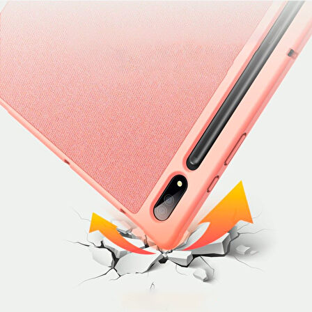 Dux Ducis Samsung Galaxy Tab A8 2021 10.5 (X200-X205) Kılıf Kalem Bölmeli Standlı Domo Series