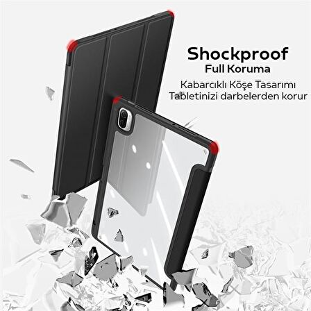 Dux Ducis Xiaomi Mi Pad 5 - 5 Pro Kılıf Kalem Bölmeli Toby Series SİYAH