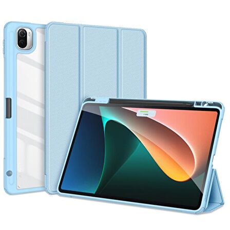 Dux Ducis Xiaomi Mi Pad 5 - 5 Pro Kılıf Kalem Bölmeli Toby Series MAVİ