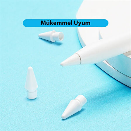 Dux Ducis Apple Pencil İçin Yedek Uç 2 Adet (Beyaz)