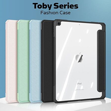 Dux Ducis iPad 7-8 10.2 (2019,2020,2021) Kılıf Kalem Bölmeli Toby Series SİYAH