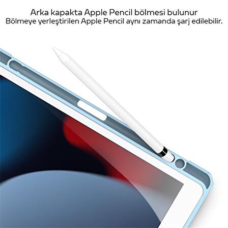Dux Ducis iPad 7-8 10.2 (2019,2020,2021) Kılıf Kalem Bölmeli Toby Series MAVİ