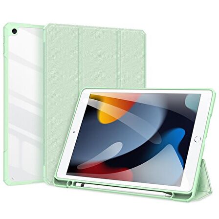 Dux Ducis iPad 7-8 10.2 (2019,2020,2021) Kılıf Kalem Bölmeli Toby Series YESİL