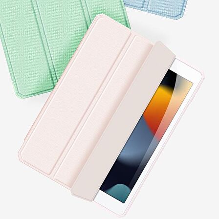 Dux Ducis iPad 7-8 10.2 (2019,2020,2021) Kılıf Kalem Bölmeli Toby Series PEMBE