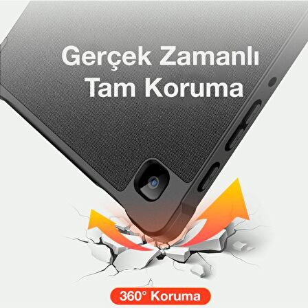 Dux Ducis SM Galaxy Tab A7 Lite T220-T225 Kılıf Mıknatıslı Domo Series SİYAH