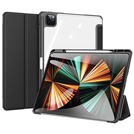 Dux Ducis iPad Pro 11 (2018,2020,2021) Kılıf Kalem Bölmeli Toby Series SİYAH