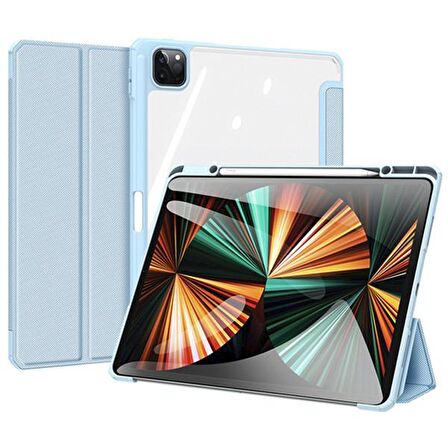Dux Ducis iPad Pro 11 (2018,2020,2021) Kılıf Kalem Bölmeli Toby Series MAVİ
