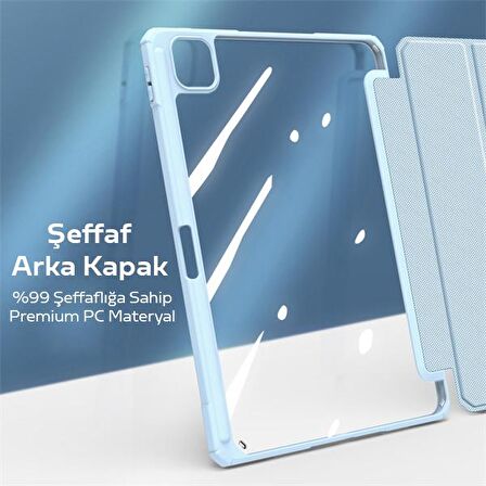 Dux Ducis iPad Pro 11 (2018,2020,2021) Kılıf Kalem Bölmeli Toby Series MAVİ