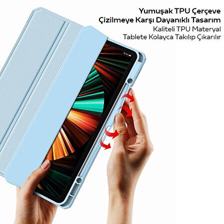 Dux Ducis iPad Pro 11 (2018,2020,2021) Kılıf Kalem Bölmeli Toby Series MAVİ
