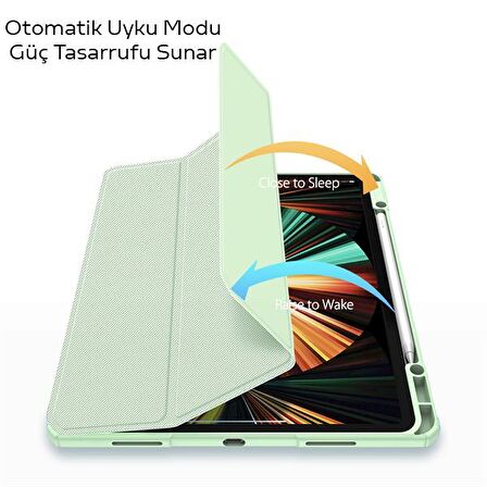 Dux Ducis iPad Pro 11 (2018,2020,2021) Kılıf Kalem Bölmeli Toby Series YESİL