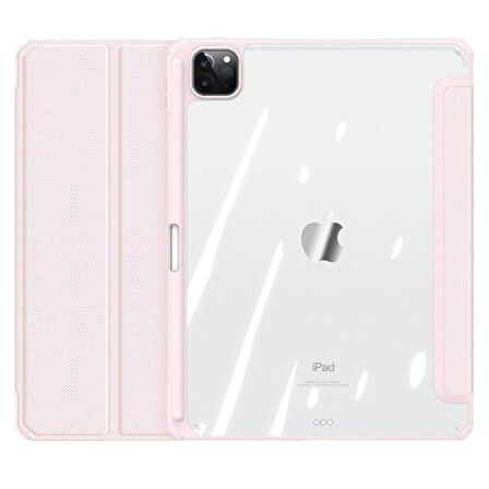 Dux Ducis iPad Pro 11 (2018,2020,2021) Kılıf Kalem Bölmeli Toby Series PEMBE