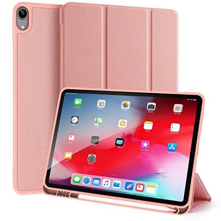 DUX DUCİS iPad Air 4 10.9 Kılıf Kalem Yerli Soft Tpu Mıknatıslı Kılıf (Domo)