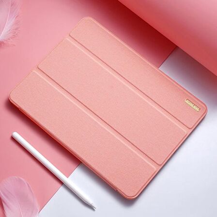 DUX DUCİS iPad Air 4 10.9 Kılıf Kalem Yerli Soft Tpu Mıknatıslı Kılıf (Domo)