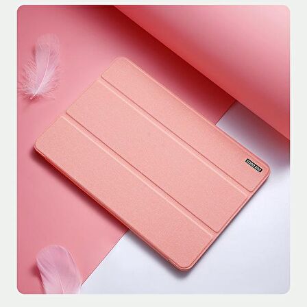 DUX DUCİS SM Tab A7 10.4 2020 (T500-T505) Kılıf Soft Tpu Mıknatıslı Domo Kılıf PEMBE