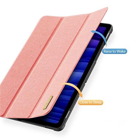 DUX DUCİS SM Tab A7 10.4 2020 (T500-T505) Kılıf Soft Tpu Mıknatıslı Domo Kılıf PEMBE