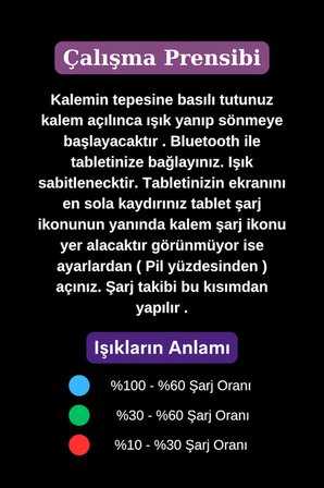 Fuchsia iPad A16 A17 M2 M3 M4 ile Uyumlu Bluetooth Avuçiçi ve Eğim Özellikli Dokunmatik Ekran Kalemi