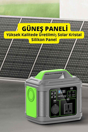 300 Watt 60.000 mAh 192 Wh PD 60W Kapasiteli Çok Amaçlı Güç İstasyonu