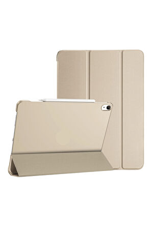 iPad Air 13 A2898 / A2899 / A2900 Uyumlu Özel Üretilmiş Oval Kameralı Akıllı Tablet Kılıfı