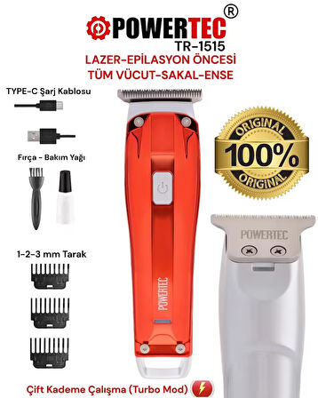 Powertec TR-1515 Kuru Çok Amaçlı Tıraş Makinesi