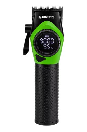 TR-5100 Profesyonel Saç Tıraş Makinesi | 9000 RPM Dijital Ekran | Şarjlı Berber Tipi Clipper