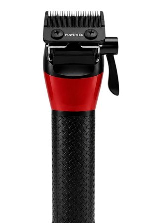 Powertec TR-5100 Göstergeli Ayarlanabilir 9000 RPM Hız Kaydırmaz Gövdeli Tıraş Makinesi Kırmızı