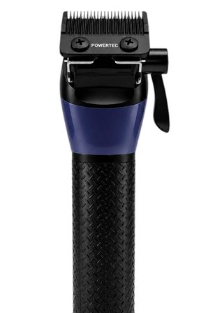 Powertec TR-5100 Göstergeli Ayarlanabilir 9000 RPM Hız Kaydırmaz Gövdeli Tıraş Makinesi Mavi