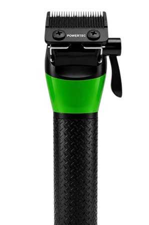 Powertec TR-5100 Göstergeli Ayarlanabilir 9000 RPM Hız Kaydırmaz Gövdeli Tıraş Makinesi Yeşil