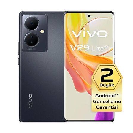 Vivo V29 Lite 256 GB 8 GB (Vivo Türkiye Garantili) Flare Black