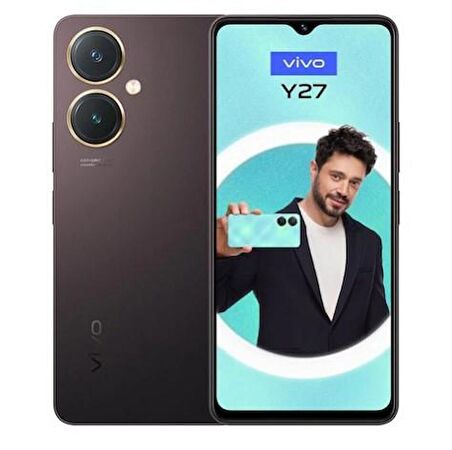 Vivo Y27 128GB / 6GB RAM - Bordo ( Vivo Türkiye Garantili )