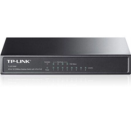 TP-Link TL-SF1008P 8 Port 10/100Mbps 4 Port PoE (57W) Switch