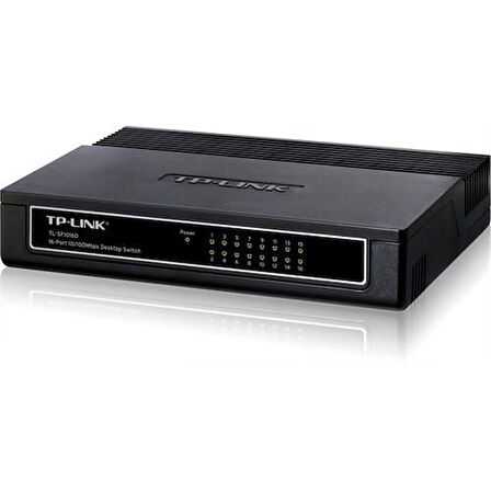 Tp-Link TL-SF1016D 16-PORTLU 10/100MBPS Masaüstü Switch