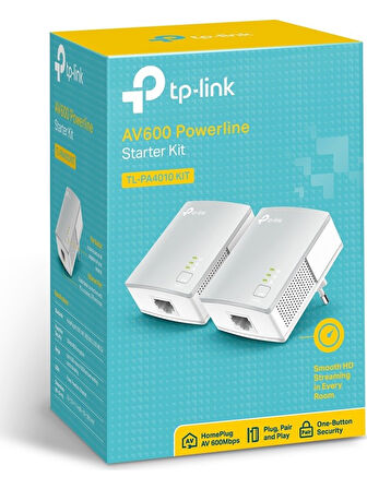 TP-LINK TL-PA4010KIT 500Mbps Tak-Kullan %85 Enerji Tasarruflu 300 Metre Mesafeli Nano Powerline Adaptör OUTLET