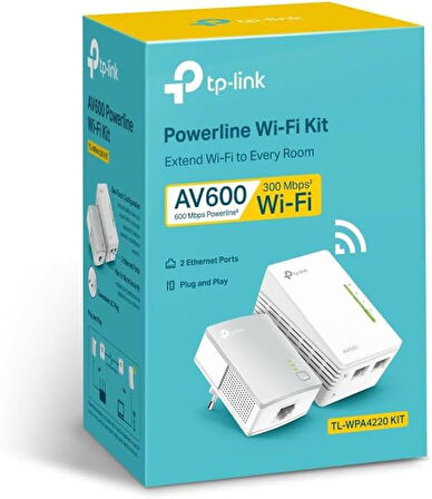 TP-Link TL-WPA4220KIT 2'li Powerline Adaptör - Teşhir