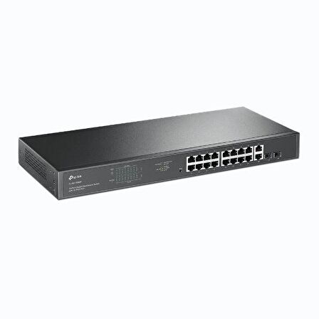 Tp-Link TL-SG1218MP 16 Port 10-100-1000 Poe+ Switch 2 Port SFP Çelik Kasa Rack Mount