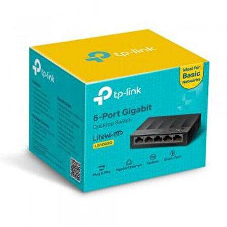 TP-LINK P-Link LS1005G 5 PORT GIGABIT DESKTOP SWITCH