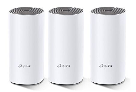 TP-LINK DECO E4 1200 MBPS TÜM EVİ KAPSAYAN MESH WI-FI SİSTEMİ (ÜÇLÜ PAKET)