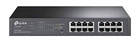 TP-LINK TL-SG1016PE 16PORT 10/100/1000 YÖNETİLEBİLİR POE SWITCH