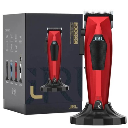 JRL Fade Blade Saç Kesme Tıraş Makinesi 3000C Kırmızı