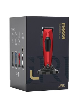 JRL Fade Blade Saç Kesme Tıraş Makinesi 3000C Kırmızı