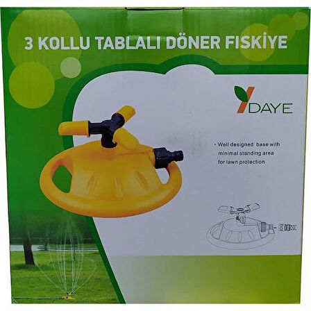 Daye DY 6013 3 Kollu Tablalı Döner Fıskiye