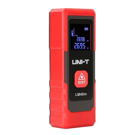 Uni-T LM 40M 40 Metre Lazermetre Mesafe Ölçer Lazer Metre