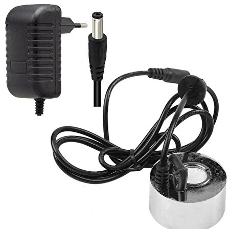 45mm Büyük AC/DC Metal Soğuk Buhar Üreteci, Kuluçka Nem Nozulu 24v+Adaptör