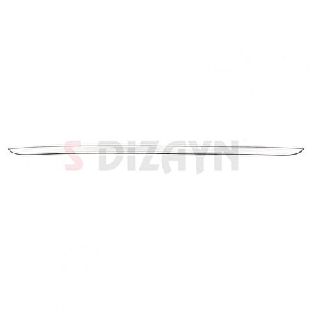 S-Dizayn Peugeot Partner 3 Krom Bagaj Alt Çıtası 2019 Üzeri