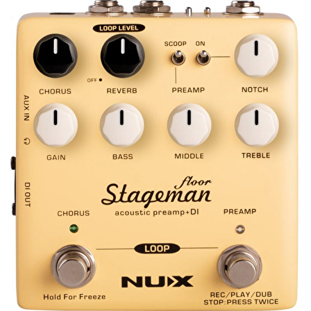Nux NAP-5 Stageman Akustik Enstruman Preamp & DI Box