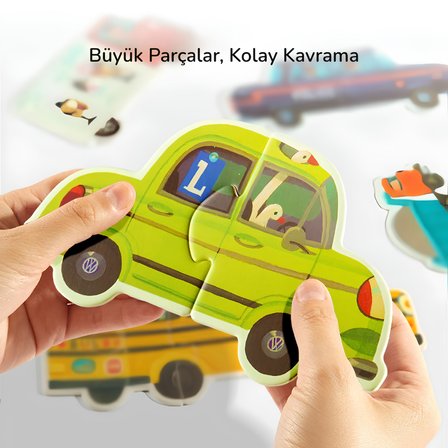 Mideer My First Puzzle İnşaat Araçları