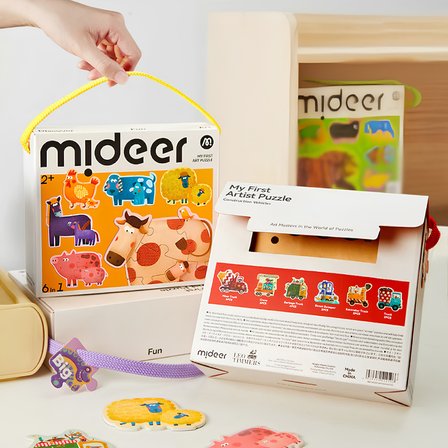 Mideer My First Puzzle Çiftlik Hayvanları