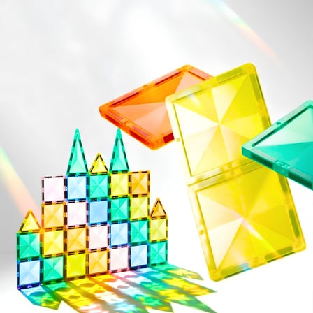 Mideer Magnetic Tiles Bizim Aile 32 Parça
