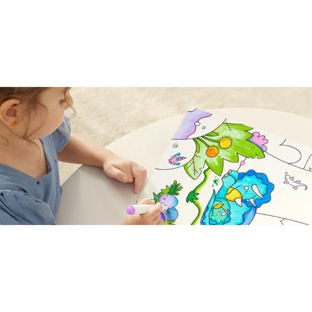 Dev Boyama Rulosu Orman Temalı 10 Metre - Çocuk Aktivite ve Resim Kağıdı (43x1000 cm)