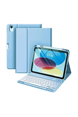iPad Air 11 Uyumlu 4/5/6 Nesil M2/M3 2025 Klavyeli Tablet Kılıfı